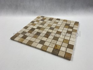 Mozaika marmurowa bauhaus  Mix  30,5 x 30,5 x 1 cm polerowana