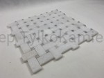 Mozaika marmurowa retro biało-szara krystaliczna 33,5 x 33,5 x 1 cm polerowana