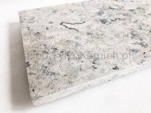 Płytki kamienne wapień Jura beżowo-szara polerowane