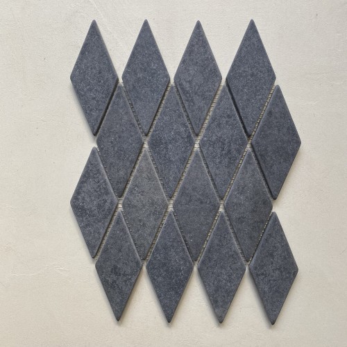 mozaika grafit czarna romby marmur loft