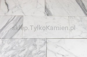 Płytki kamienne marmurowe Statuario polerowane
