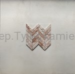 Mozaika marmurowa jodełka francuska różowa 24,1 x 29 x 1 cm polerowana