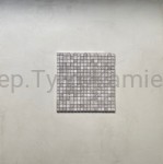 Mozaika marmurowa drobna kostka szara 31,1 x 31,1 x 1 cm polerowana