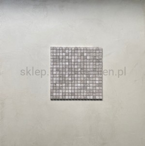Mozaika marmurowa drobna kostka szara 31,1 x 31,1 x 1 cm polerowana