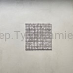 Marmurowa mozaika drobna kostka szara 31,1 x 31,1 x1 cm polerowana