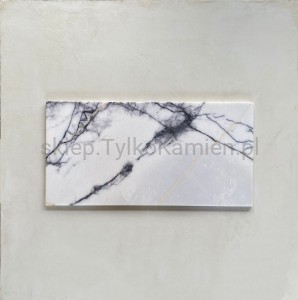 Płytki kamienne marmur Lilac White matowe