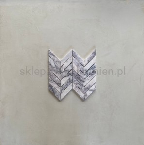 Mozaika marmurowa jodełka francuska lilac 24,1 x 29 x 1 cm matowa