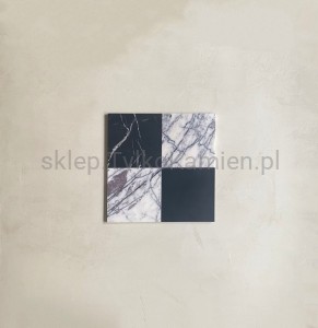 mozaika marmurowa szachownica matowa