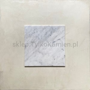 Płytki kamienne marmur Carrara Bianco matowe - komplet - SPRZEDANE