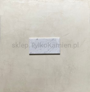 Płytki kamienne marmur Carrara Bianco brick matowe