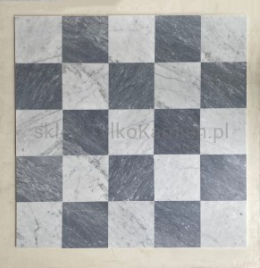 Płytki kamienne marmur Carrara Bianco CD matowe