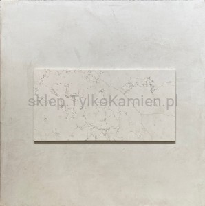 Płytki kamienne marmur Perlino Bianco- Perłowy krem szczotkowane