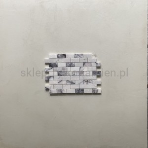 Mozaika marmurowa cegiełki lilac 30,5 x 30,5 x 1 cm matowa