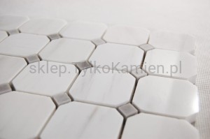 Marble Mosaic Glacier White & Ice Grey 30,5x30,5x1cm