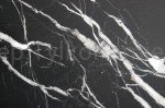 Płytki kamienne czarny marmur z białym użyleniem-szczotkowane