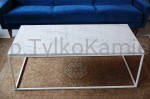 Stolik Kawowy / Blat z marmuru Bianco Carrara 120x60x42h