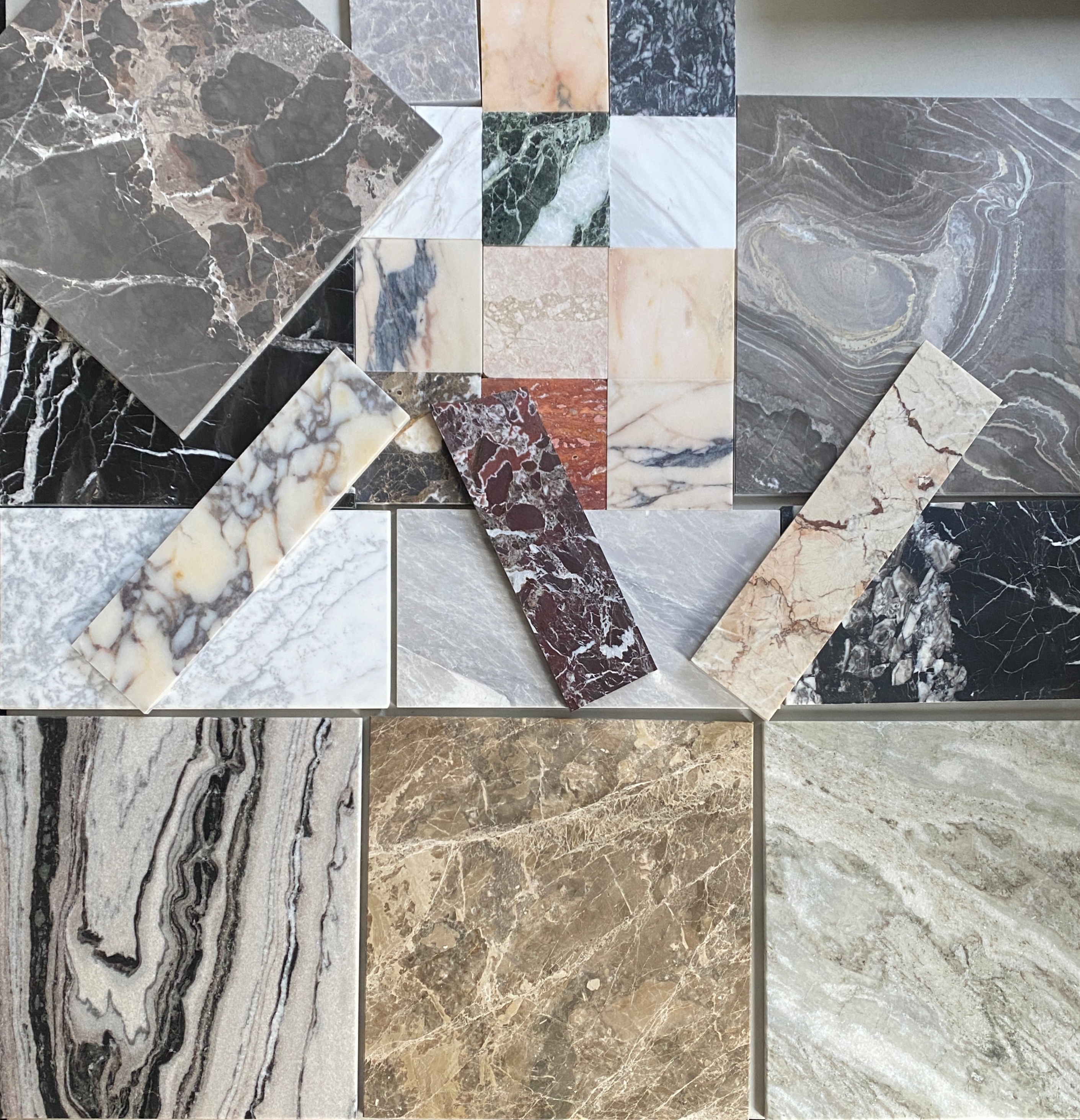 Płytki marmurowe mix